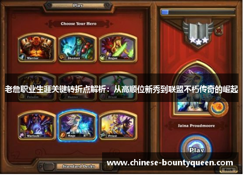 老詹职业生涯关键转折点解析:从高顺位新秀到联盟不朽传奇的崛起 老詹职业生涯关键转折点解析:从高顺位新秀到联盟不朽传奇的崛起