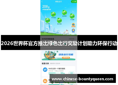 2026世界杯官方推出绿色出行奖励计划助力环保行动 2026世界杯官方推出绿色出行奖励计划助力环保行动