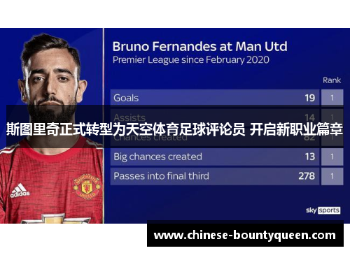 斯图里奇正式转型为天空体育足球评论员 开启新职业篇章